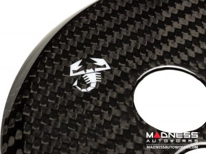 FIAT 500 Gear Panel in Carbon Fiber - White Scorpion  